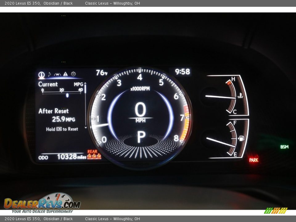 2020 Lexus ES 350 Gauges Photo #8