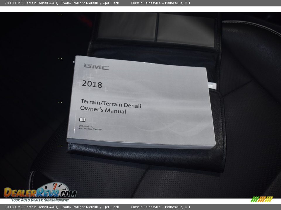 2018 GMC Terrain Denali AWD Ebony Twilight Metallic / ­Jet Black Photo #17