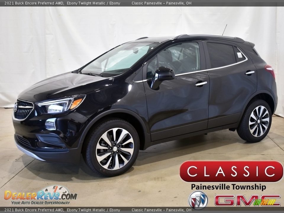 2021 Buick Encore Preferred AWD Ebony Twilight Metallic / Ebony Photo #1