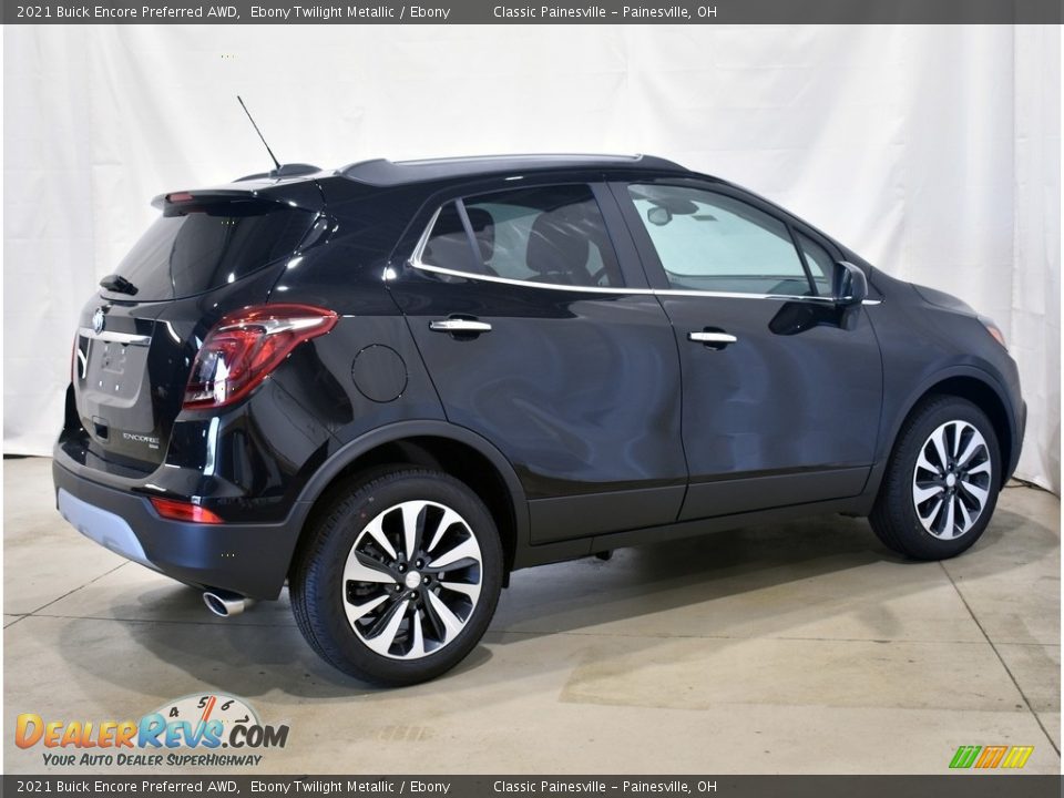 2021 Buick Encore Preferred AWD Ebony Twilight Metallic / Ebony Photo #2