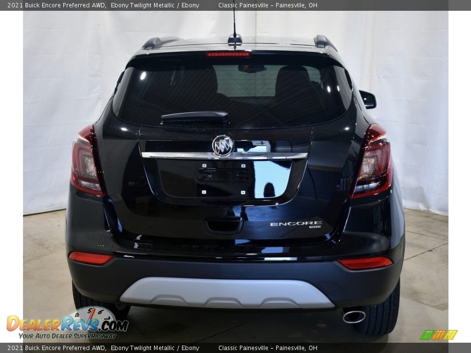 2021 Buick Encore Preferred AWD Ebony Twilight Metallic / Ebony Photo #3