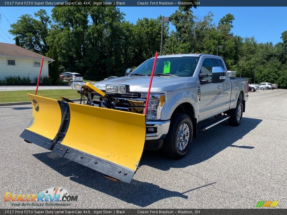 2017 Ford F250 Super Duty Lariat SuperCab 4x4 Ingot Silver / Black Photo #26
