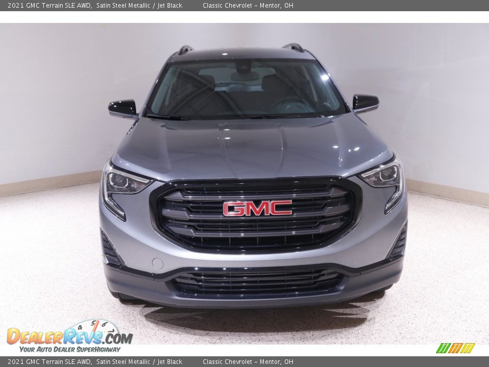 2021 GMC Terrain SLE AWD Satin Steel Metallic / Jet Black Photo #2