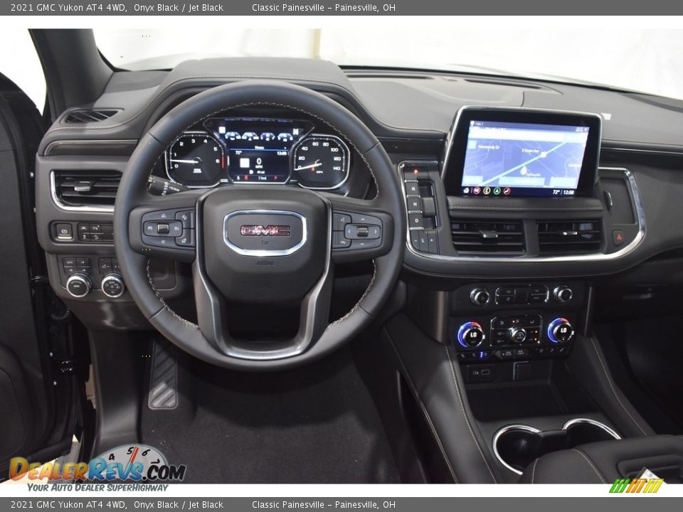 2021 GMC Yukon AT4 4WD Onyx Black / Jet Black Photo #13