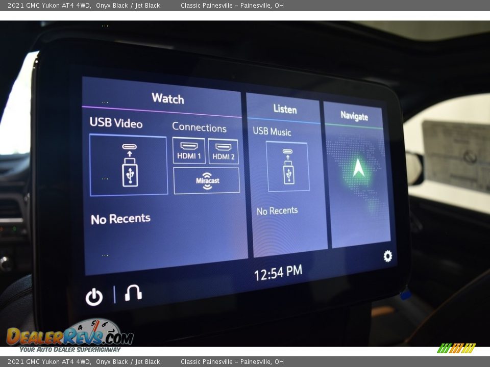 2021 GMC Yukon AT4 4WD Onyx Black / Jet Black Photo #16