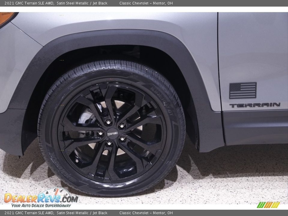 2021 GMC Terrain SLE AWD Satin Steel Metallic / Jet Black Photo #19