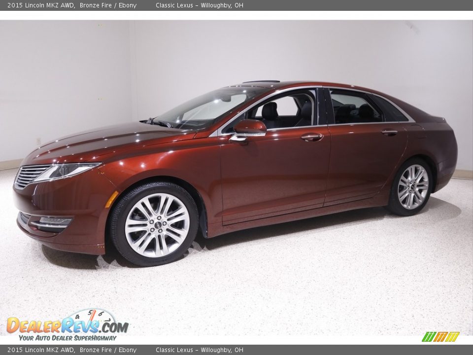 2015 Lincoln MKZ AWD Bronze Fire / Ebony Photo #3