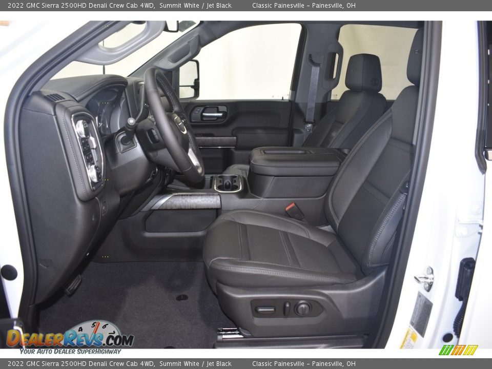 Jet Black Interior - 2022 GMC Sierra 2500HD Denali Crew Cab 4WD Photo #6