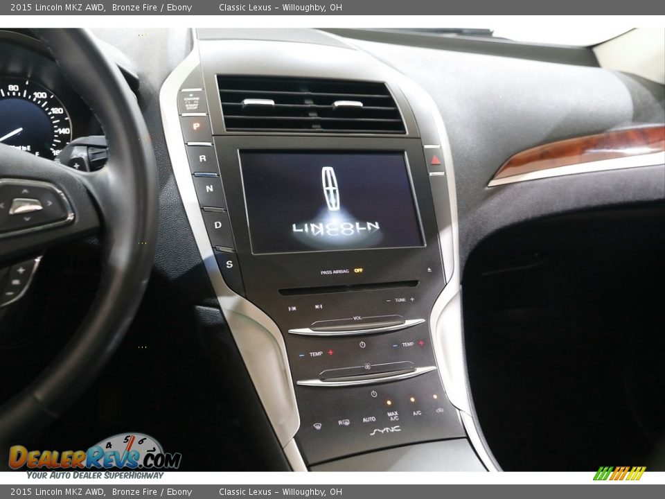 Controls of 2015 Lincoln MKZ AWD Photo #9