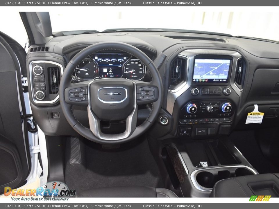 Dashboard of 2022 GMC Sierra 2500HD Denali Crew Cab 4WD Photo #10