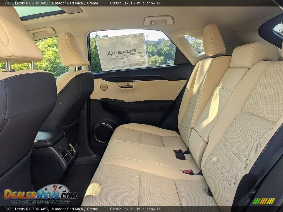 Rear Seat of 2021 Lexus NX 300 AWD Photo #3