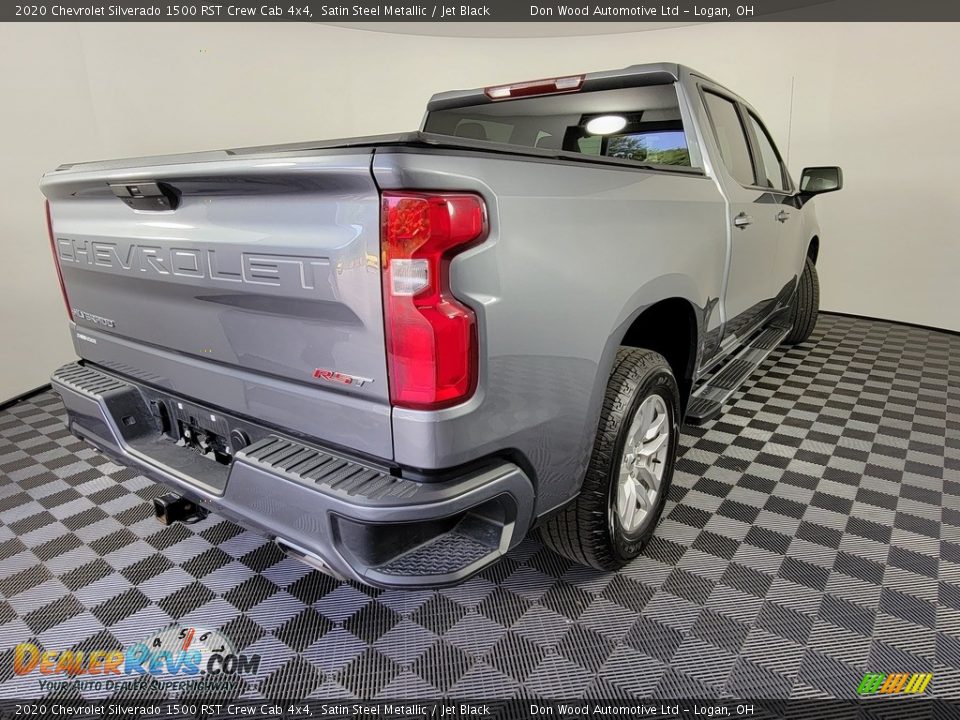 2020 Chevrolet Silverado 1500 RST Crew Cab 4x4 Satin Steel Metallic / Jet Black Photo #8