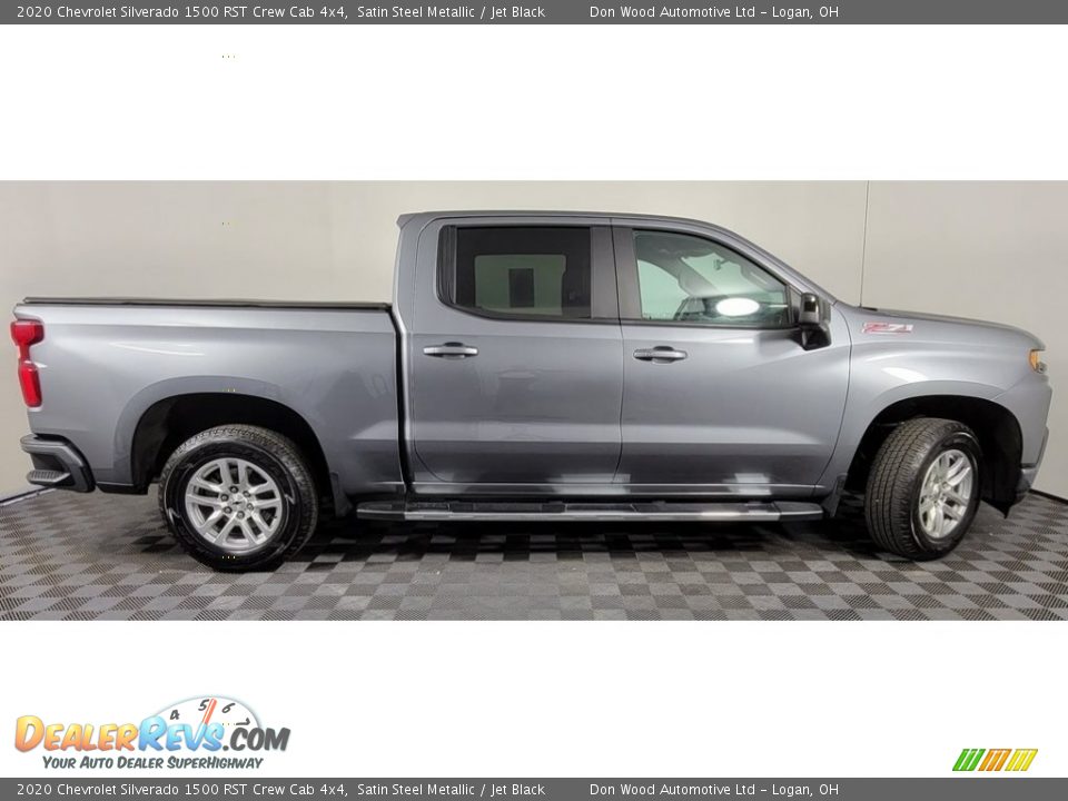 2020 Chevrolet Silverado 1500 RST Crew Cab 4x4 Satin Steel Metallic / Jet Black Photo #9