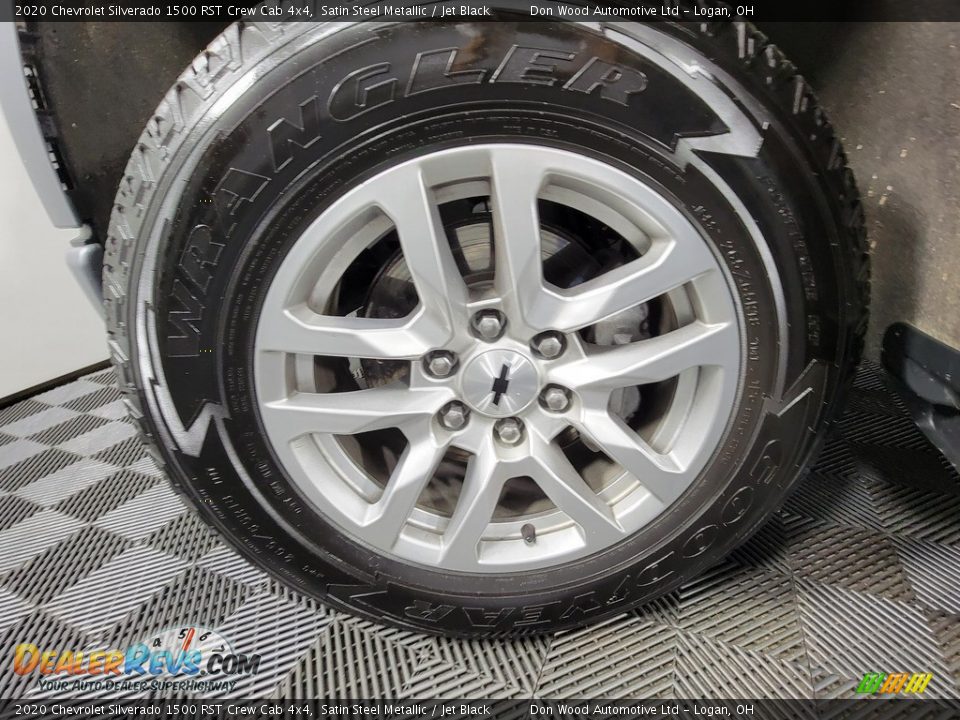 2020 Chevrolet Silverado 1500 RST Crew Cab 4x4 Satin Steel Metallic / Jet Black Photo #35