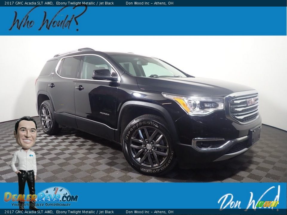 2017 GMC Acadia SLT AWD Ebony Twilight Metallic / Jet Black Photo #1