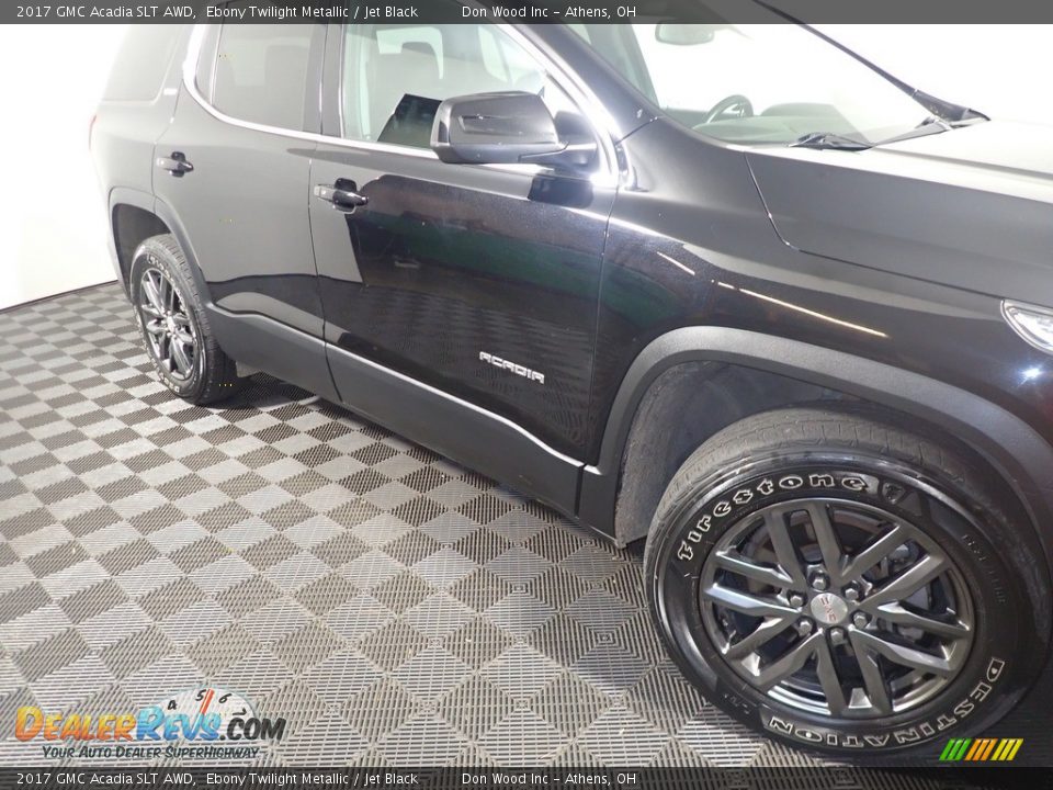 2017 GMC Acadia SLT AWD Ebony Twilight Metallic / Jet Black Photo #7