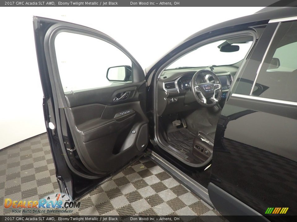 2017 GMC Acadia SLT AWD Ebony Twilight Metallic / Jet Black Photo #24