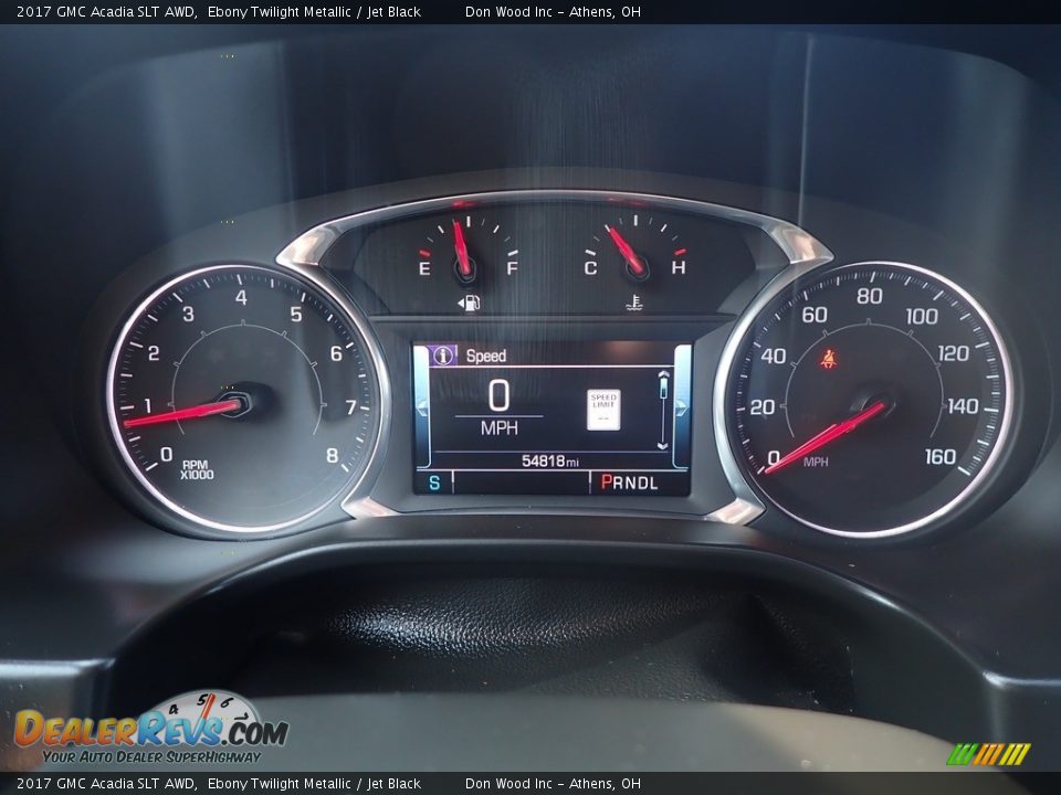 2017 GMC Acadia SLT AWD Ebony Twilight Metallic / Jet Black Photo #32