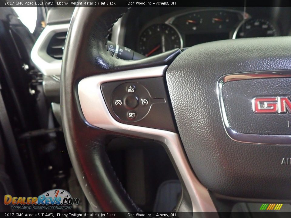 2017 GMC Acadia SLT AWD Ebony Twilight Metallic / Jet Black Photo #33