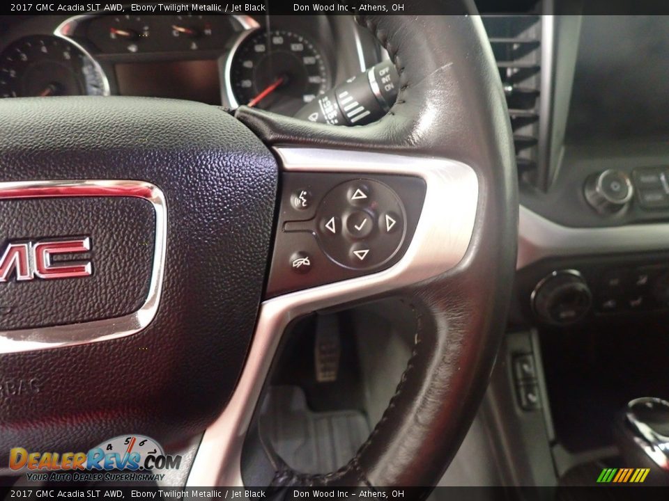 2017 GMC Acadia SLT AWD Ebony Twilight Metallic / Jet Black Photo #34
