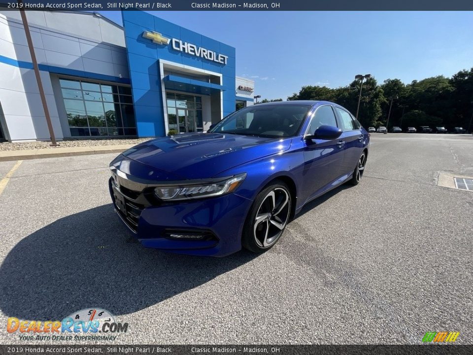 2019 Honda Accord Sport Sedan Still Night Pearl / Black Photo #1