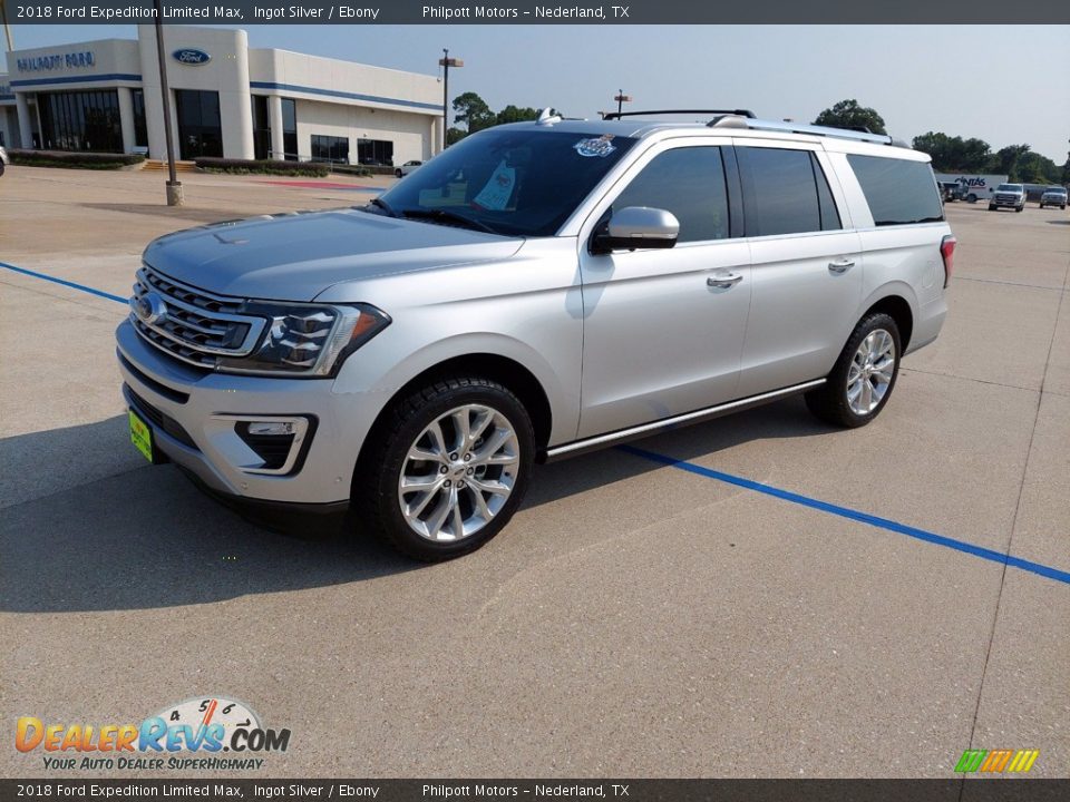 2018 Ford Expedition Limited Max Ingot Silver / Ebony Photo #3