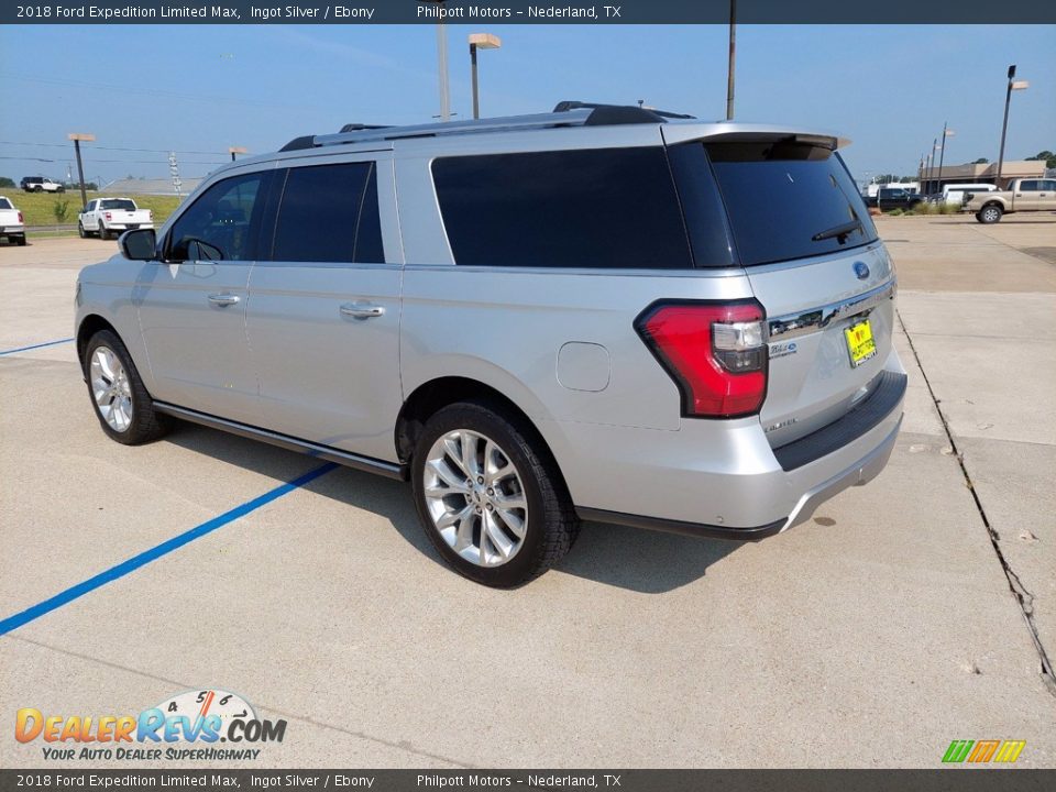 2018 Ford Expedition Limited Max Ingot Silver / Ebony Photo #5