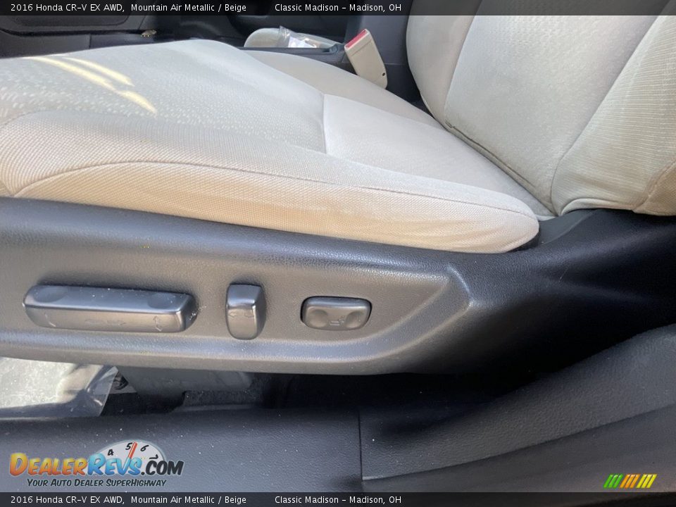 2016 Honda CR-V EX AWD Mountain Air Metallic / Beige Photo #7