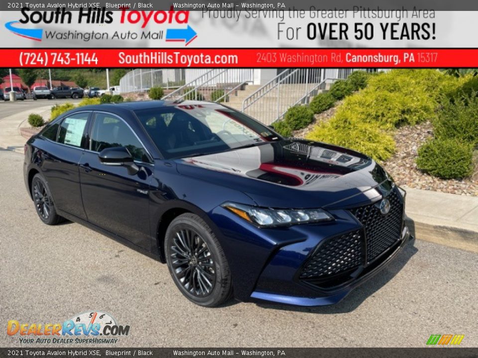 2021 Toyota Avalon Hybrid XSE Blueprint / Black Photo #1