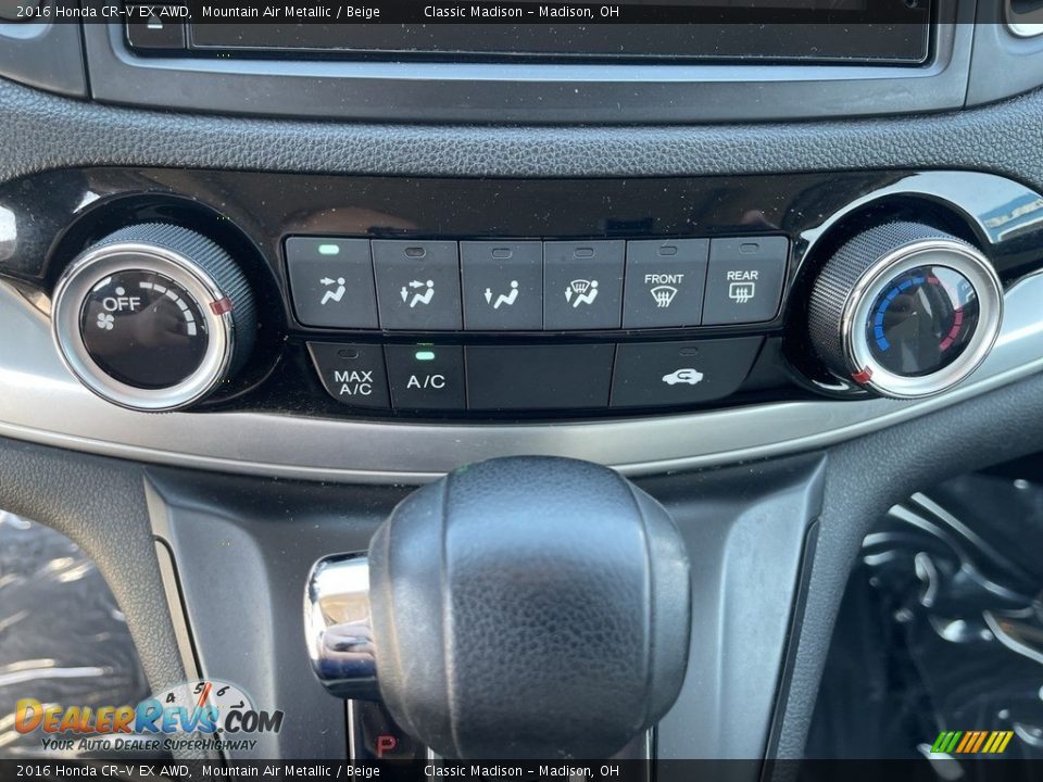 2016 Honda CR-V EX AWD Mountain Air Metallic / Beige Photo #13