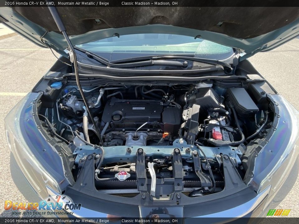 2016 Honda CR-V EX AWD Mountain Air Metallic / Beige Photo #18