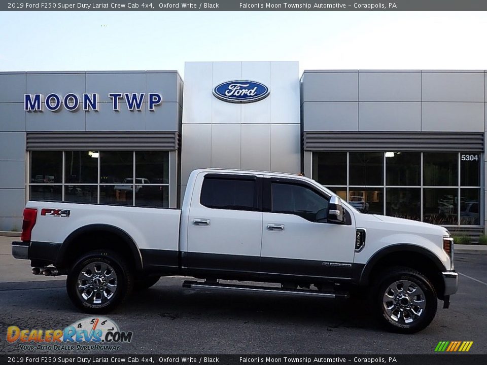 2019 Ford F250 Super Duty Lariat Crew Cab 4x4 Oxford White / Black Photo #1