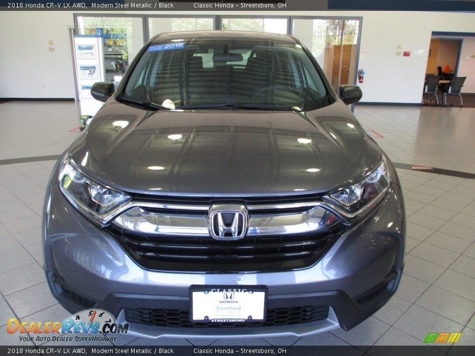 2018 Honda CR-V LX AWD Modern Steel Metallic / Black Photo #2