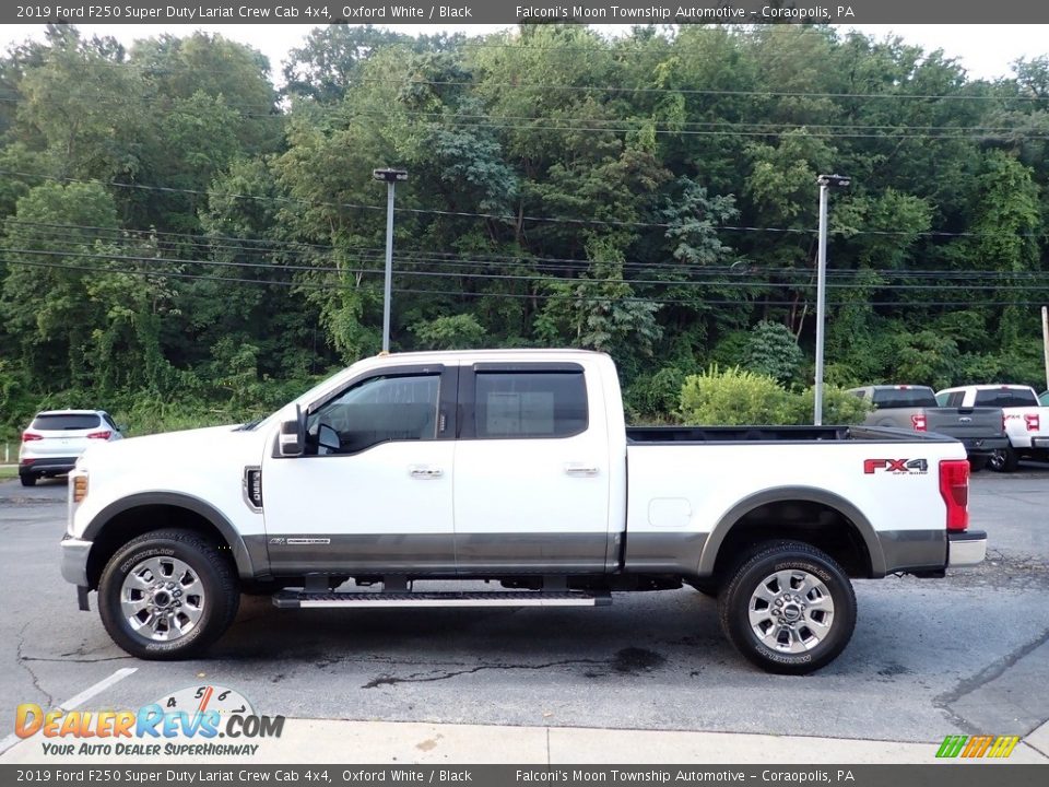 2019 Ford F250 Super Duty Lariat Crew Cab 4x4 Oxford White / Black Photo #5