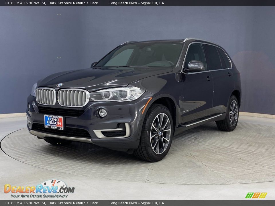 2018 BMW X5 sDrive35i Dark Graphite Metallic / Black Photo #3