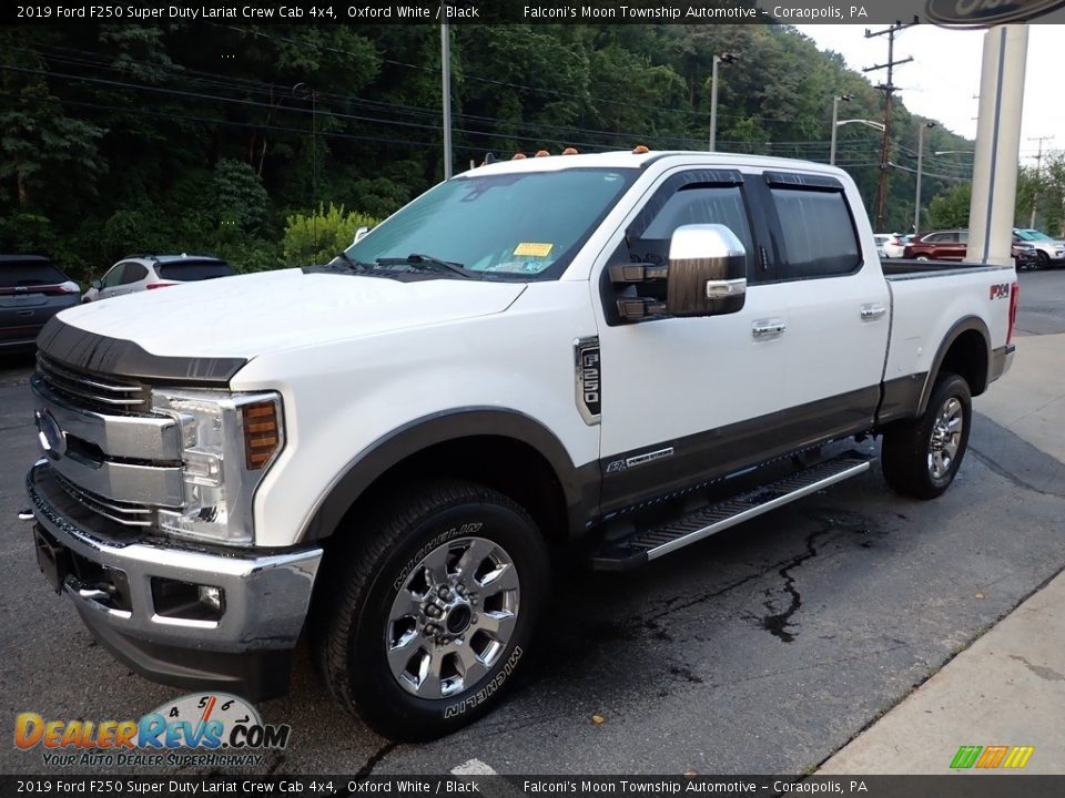 2019 Ford F250 Super Duty Lariat Crew Cab 4x4 Oxford White / Black Photo #6