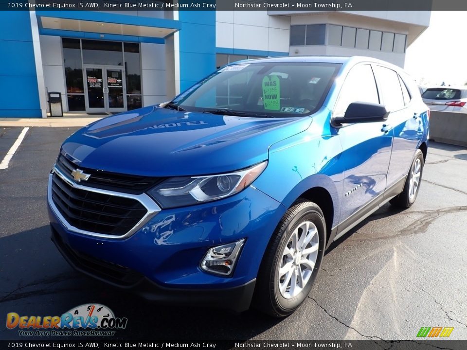 2019 Chevrolet Equinox LS AWD Kinetic Blue Metallic / Medium Ash Gray Photo #2