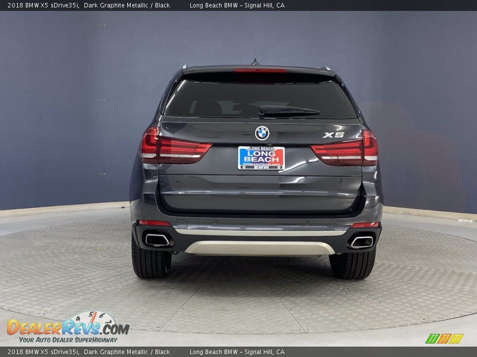 2018 BMW X5 sDrive35i Dark Graphite Metallic / Black Photo #4