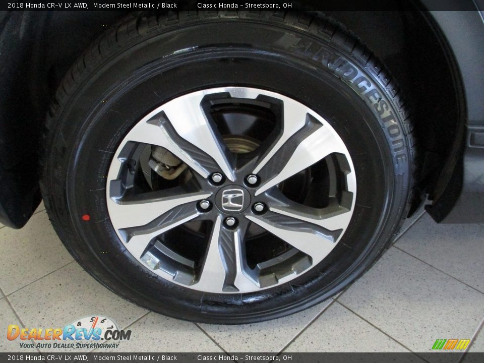 2018 Honda CR-V LX AWD Modern Steel Metallic / Black Photo #6