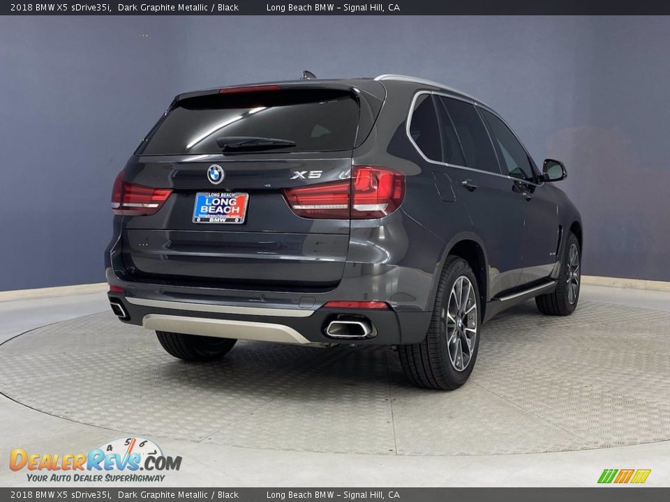 2018 BMW X5 sDrive35i Dark Graphite Metallic / Black Photo #5