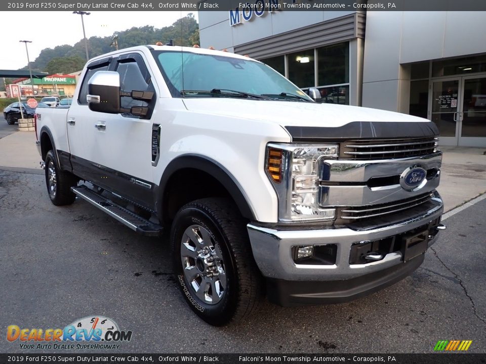 2019 Ford F250 Super Duty Lariat Crew Cab 4x4 Oxford White / Black Photo #8