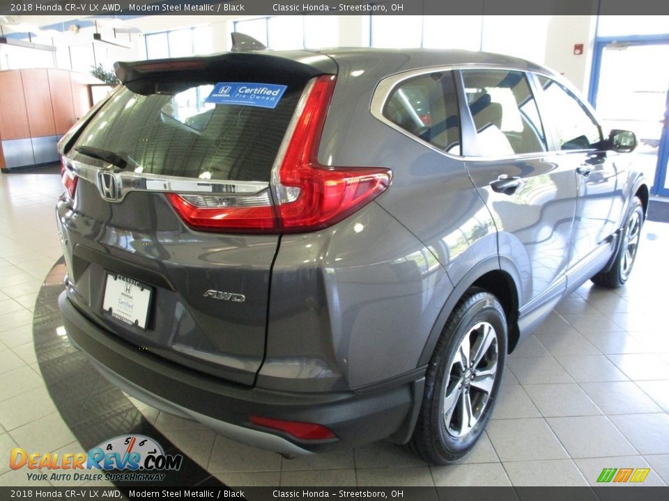 2018 Honda CR-V LX AWD Modern Steel Metallic / Black Photo #7