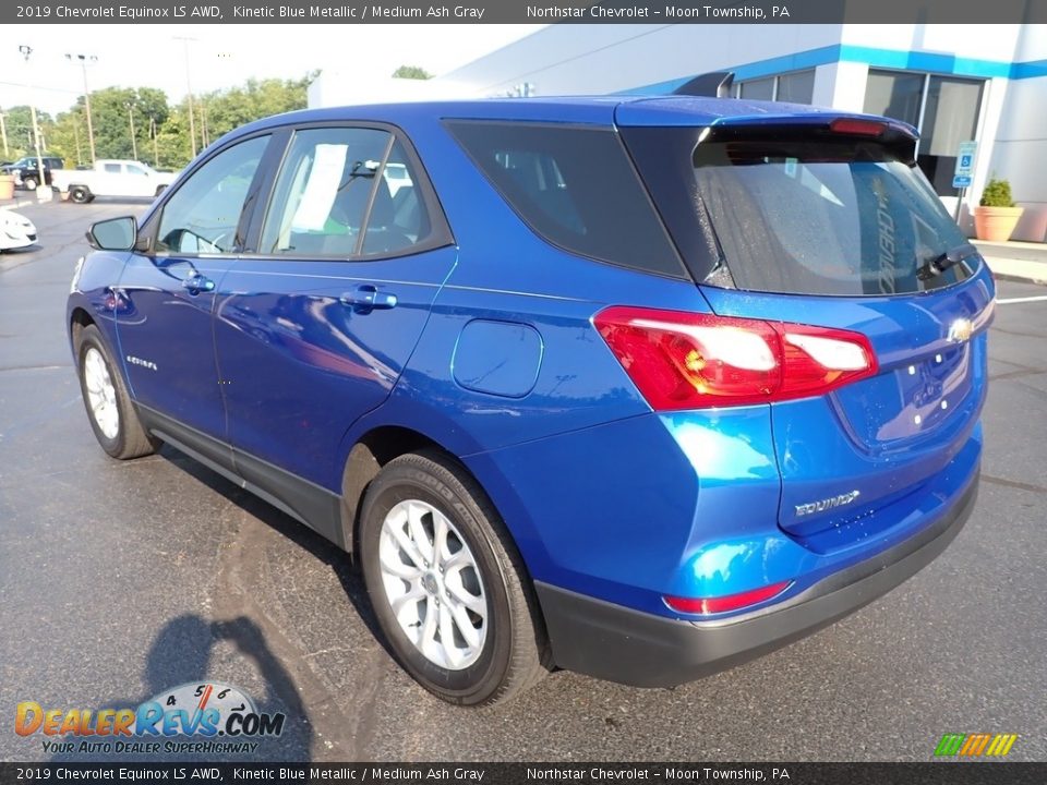 2019 Chevrolet Equinox LS AWD Kinetic Blue Metallic / Medium Ash Gray Photo #4