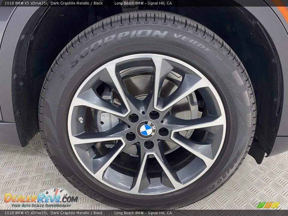 2018 BMW X5 sDrive35i Dark Graphite Metallic / Black Photo #6