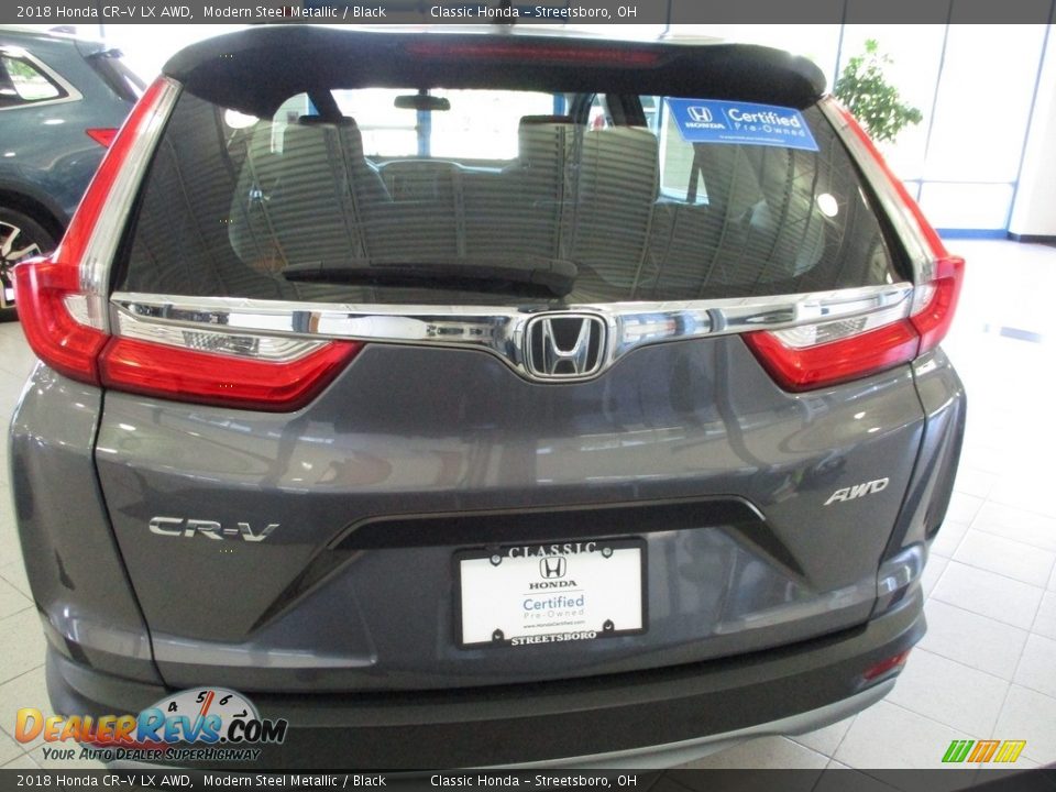 2018 Honda CR-V LX AWD Modern Steel Metallic / Black Photo #8