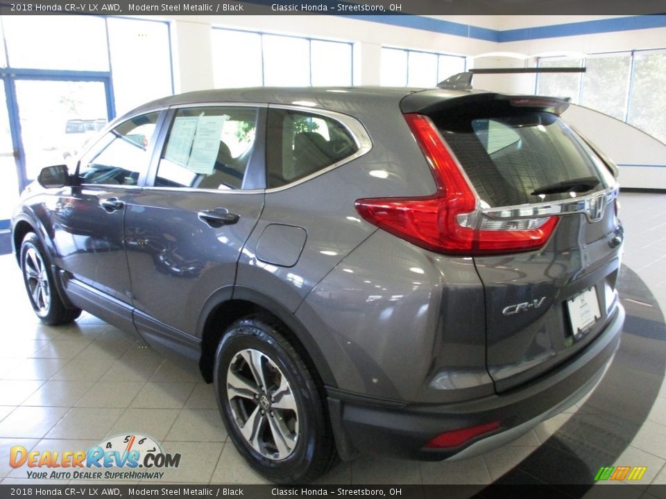 2018 Honda CR-V LX AWD Modern Steel Metallic / Black Photo #9