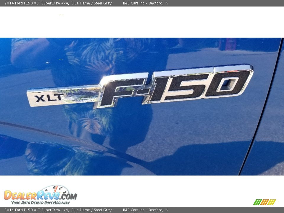 2014 Ford F150 XLT SuperCrew 4x4 Blue Flame / Steel Grey Photo #11