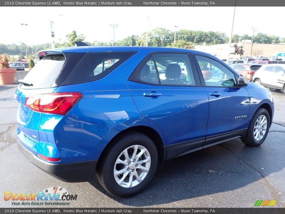 2019 Chevrolet Equinox LS AWD Kinetic Blue Metallic / Medium Ash Gray Photo #9