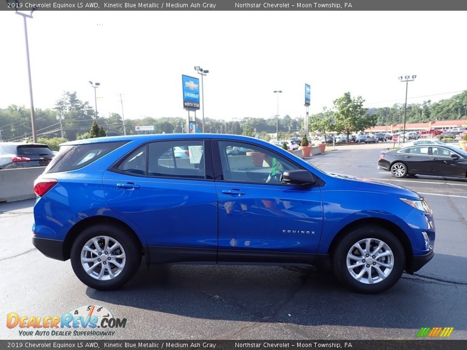 2019 Chevrolet Equinox LS AWD Kinetic Blue Metallic / Medium Ash Gray Photo #10
