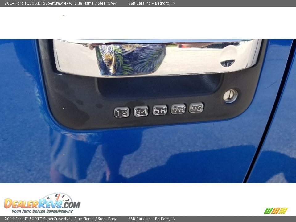 2014 Ford F150 XLT SuperCrew 4x4 Blue Flame / Steel Grey Photo #13